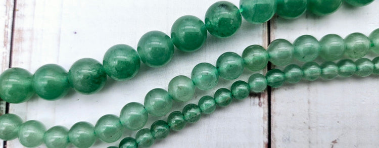 Perles aventurine