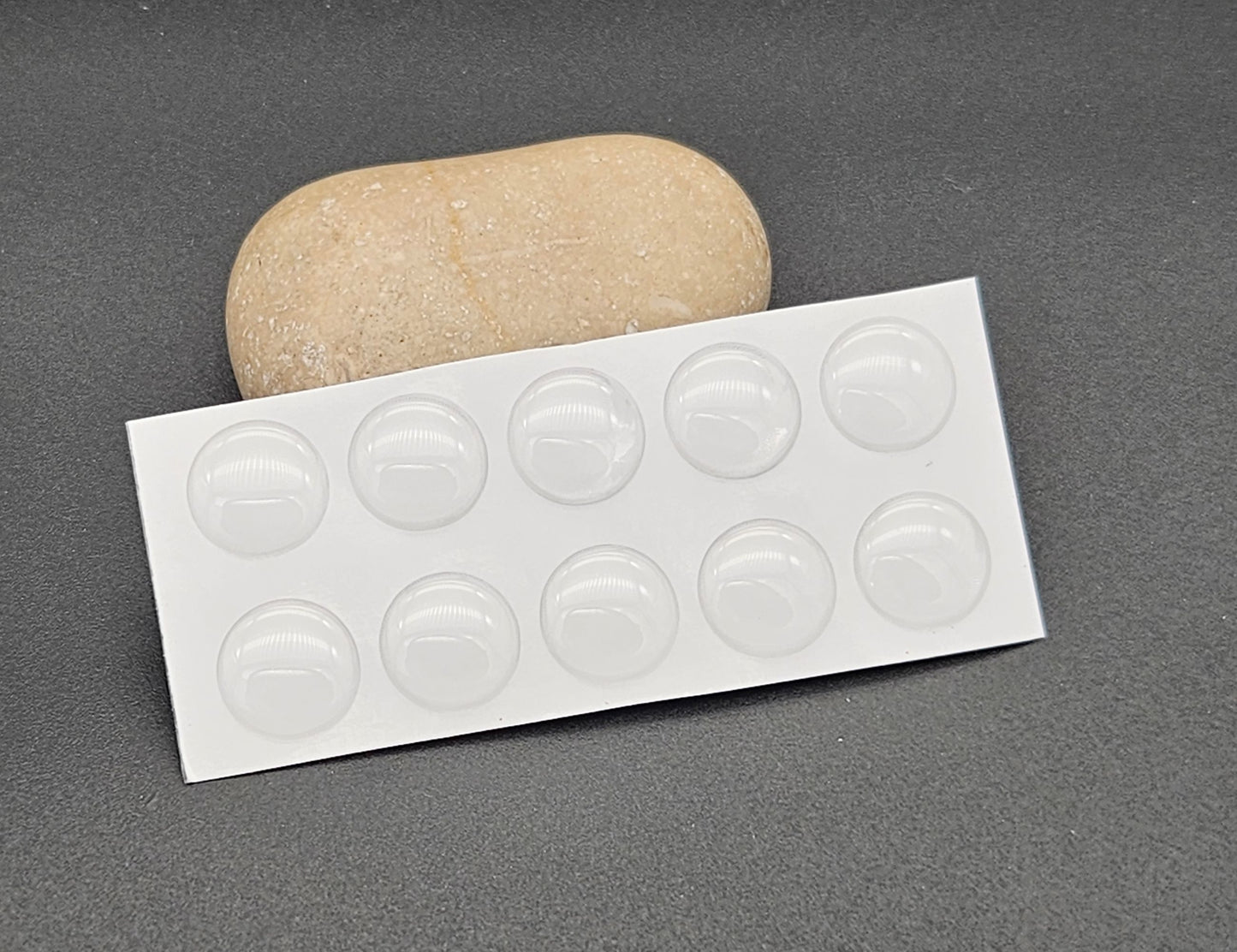 10 cabochons autocollants 12mm pour créations avec cabochons
