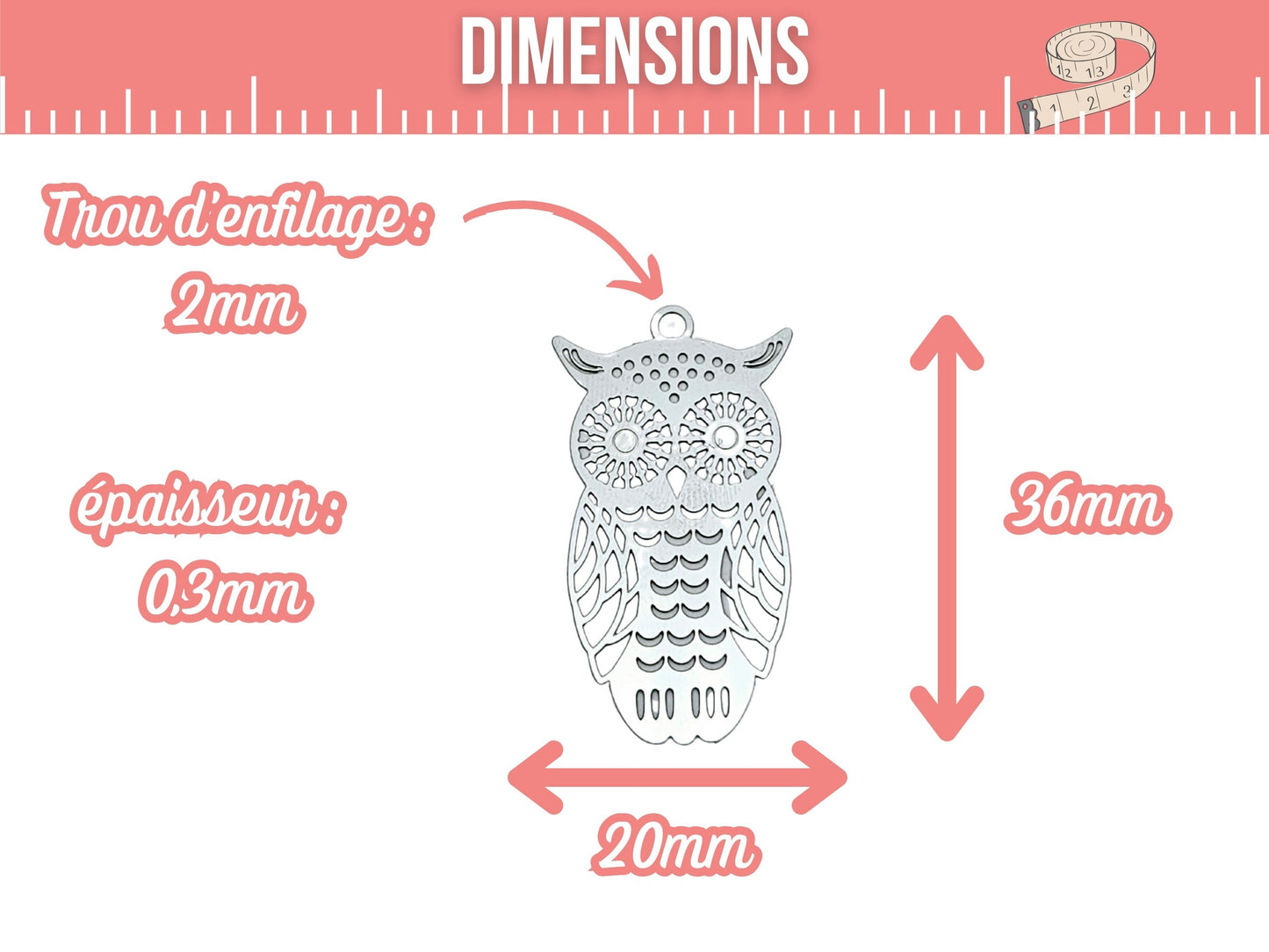 10 estampes filigrane hiboux
