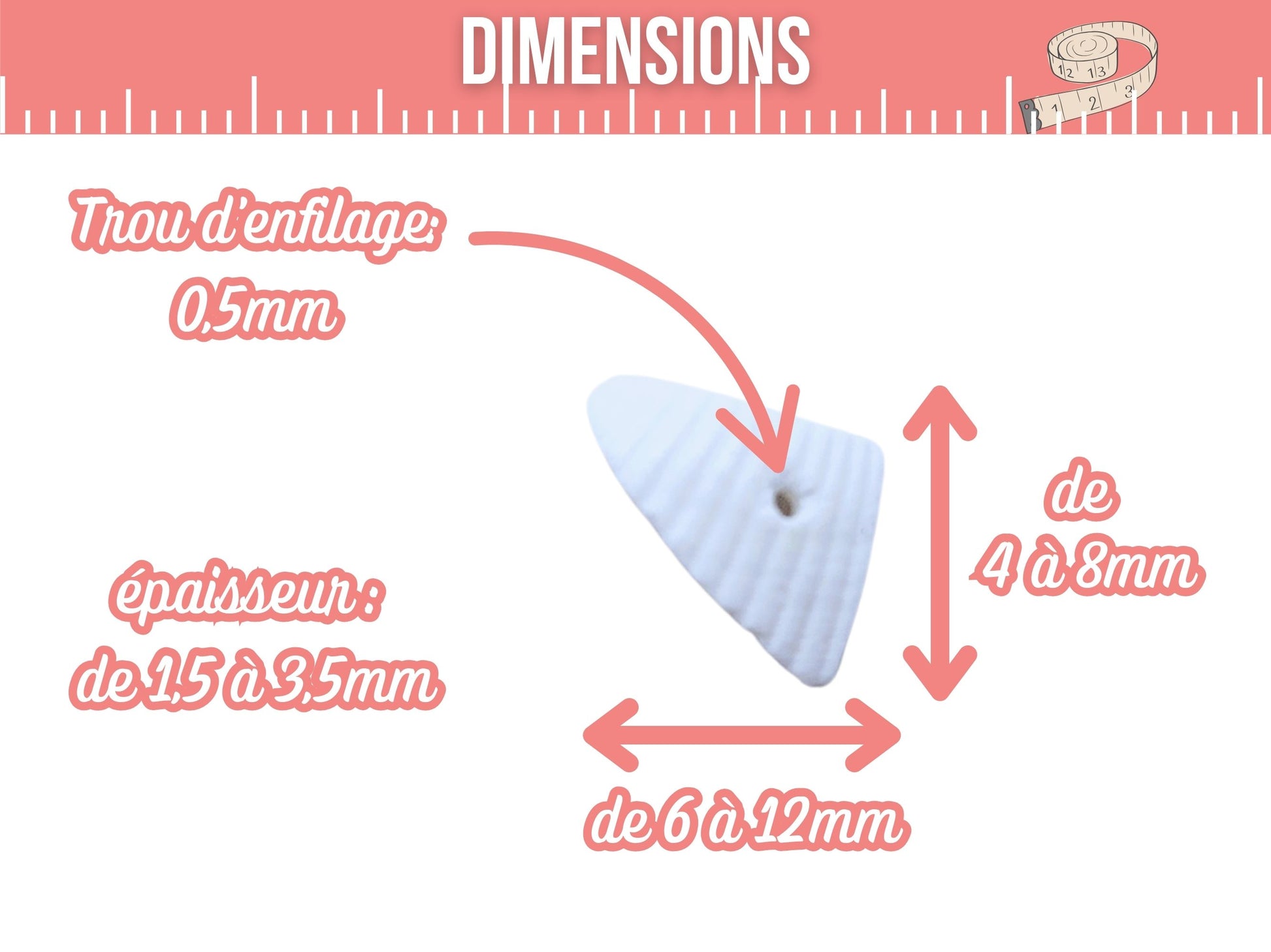 80 perles chips coquillage nacre blanchies