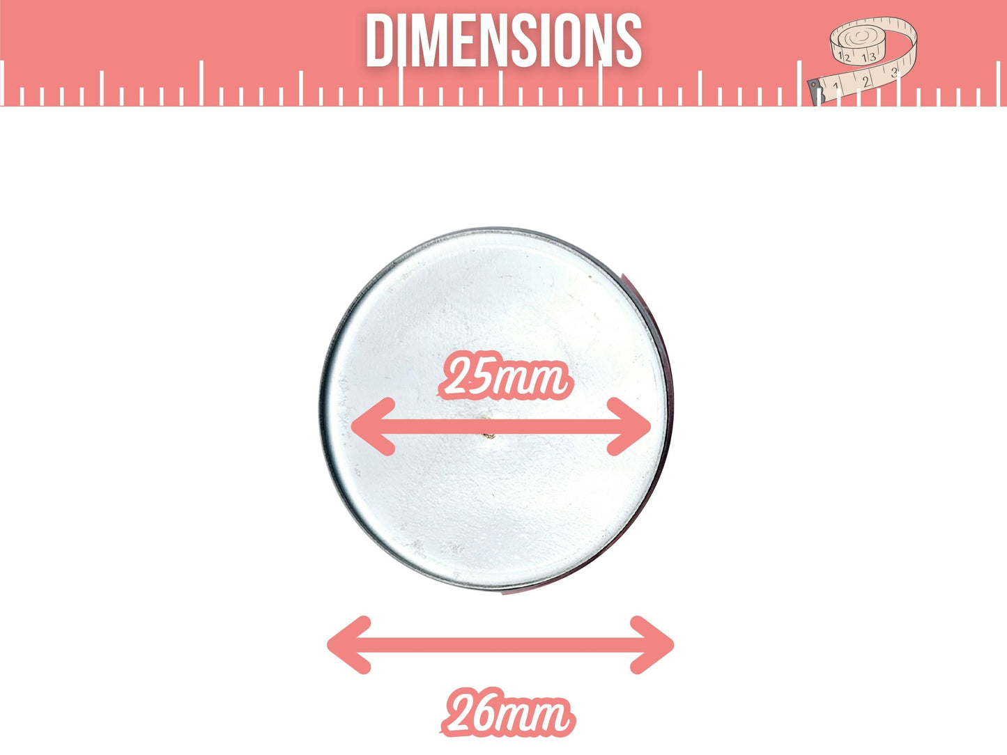 5 bagues plateau cabochon 25mm acier inoxydable