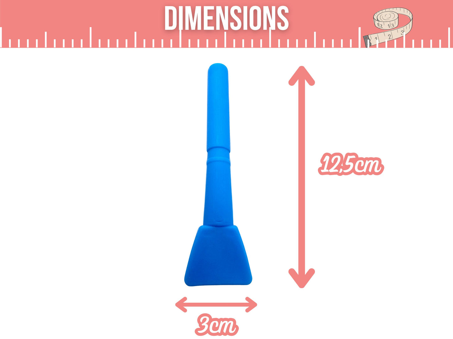 Bâtonnet mélangeur en silicone