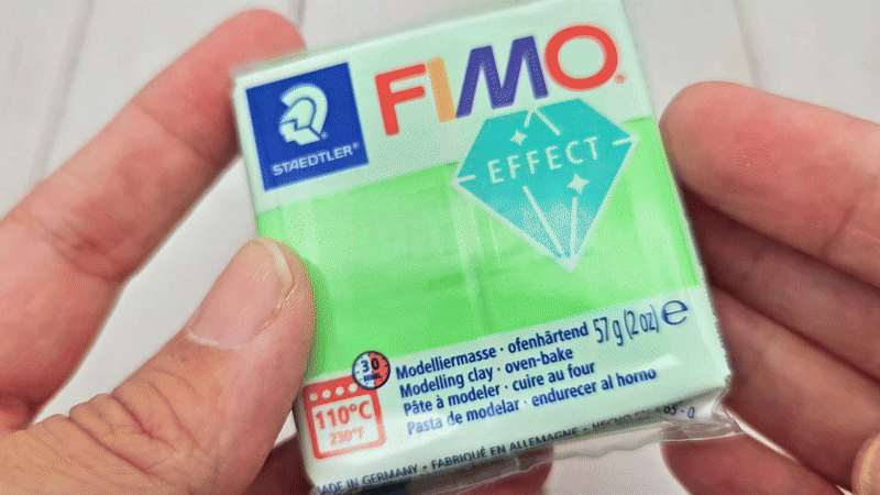 Pâte Fimo Effect néon 57g – Vert n°501