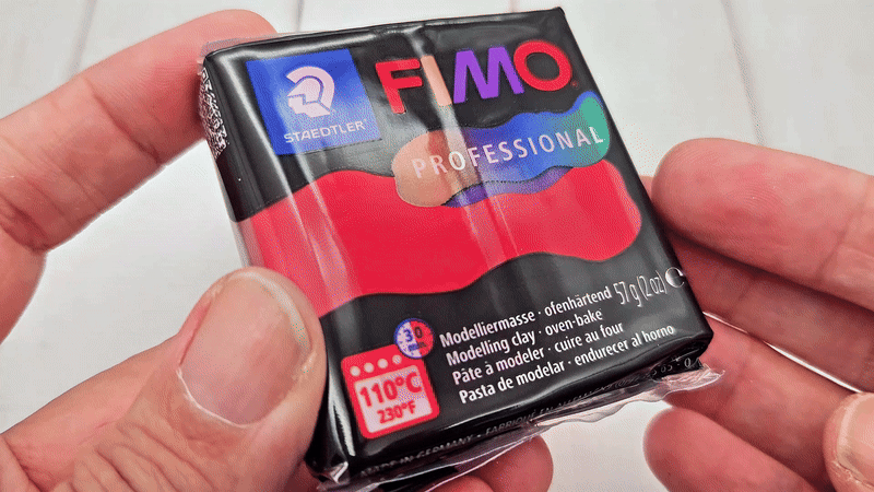Pâte Fimo Professional 57g – Carmin n°29