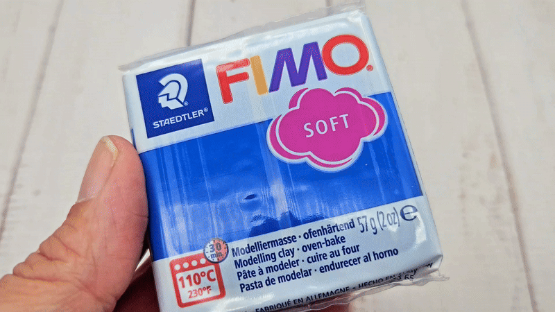 Pâte Fimo Soft 57g - Bleu pacifique n 37