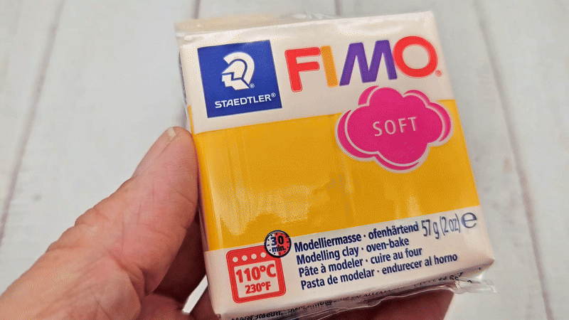 Pâte Fimo Soft 57g - Tournesol n 16