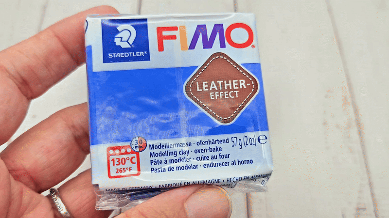 Pâte Fimo Effect cuir 57g - Indigo n 309