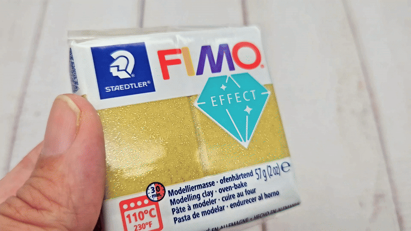 Pâte Fimo Effect pailleté 57g - Or n 112
