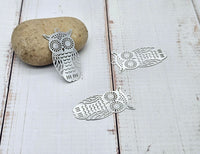 10 estampes filigrane hiboux