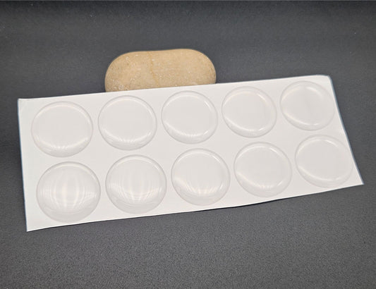 10 cabochons autocollants 25mm pour créations avec cabochons