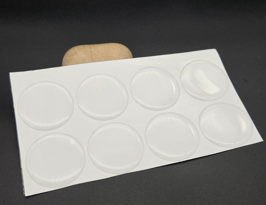 8 cabochons autocollants 35mm pour créations avec cabochons