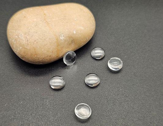 20 cabochons en verre 8mm