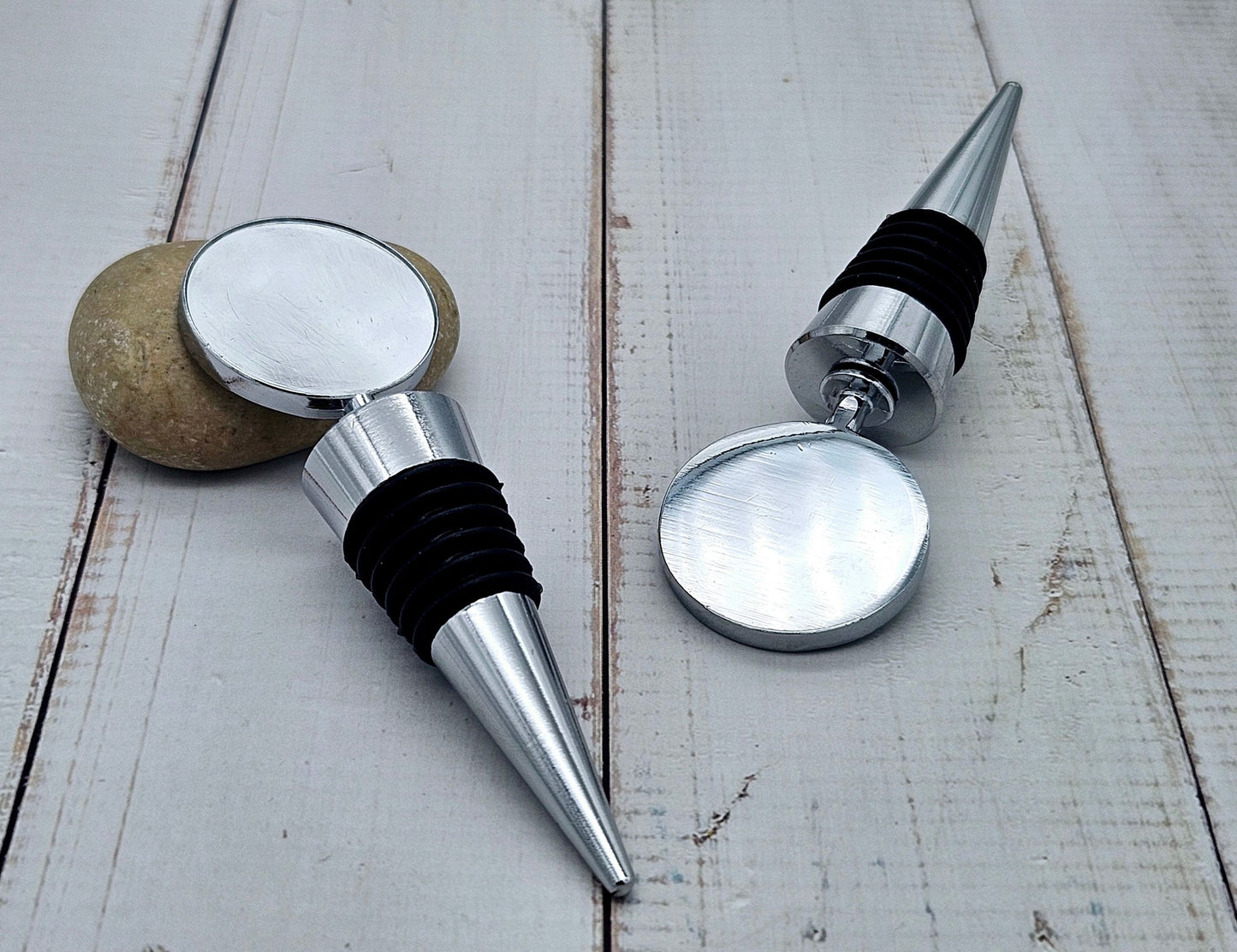 5 bouchons bouteille de vin plateau cabochon 30mm