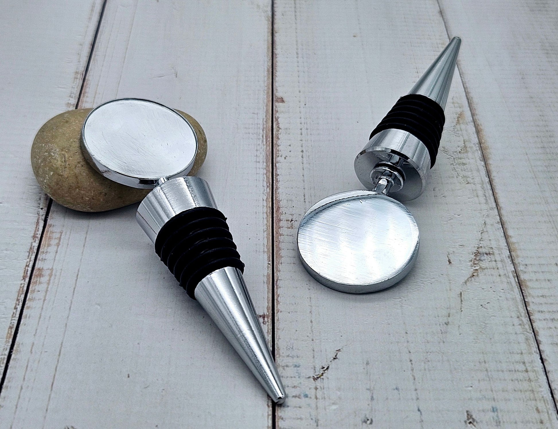 5 bouchons bouteille de vin plateau cabochon 30mm
