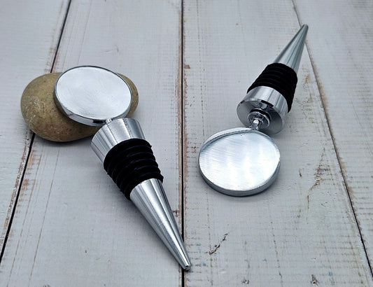 5 bouchons bouteille de vin plateau cabochon 30mm