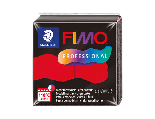 Pâte Fimo Professional 57g – Carmin n°29