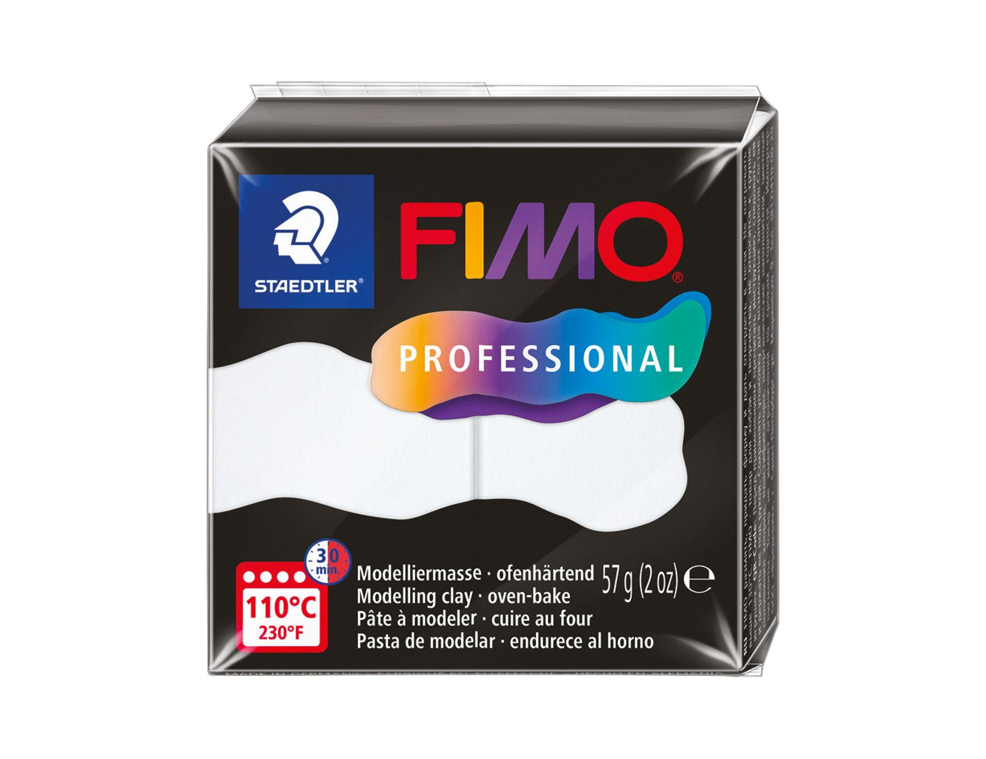 Pâte Fimo Professional 57g – Blanc n°0