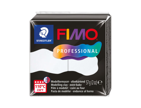Pâte Fimo Professional 57g – Blanc n°0