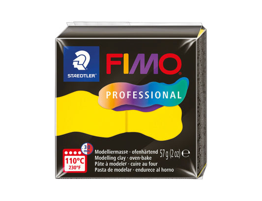Pâte Fimo Professional 57g – Jaune n°100