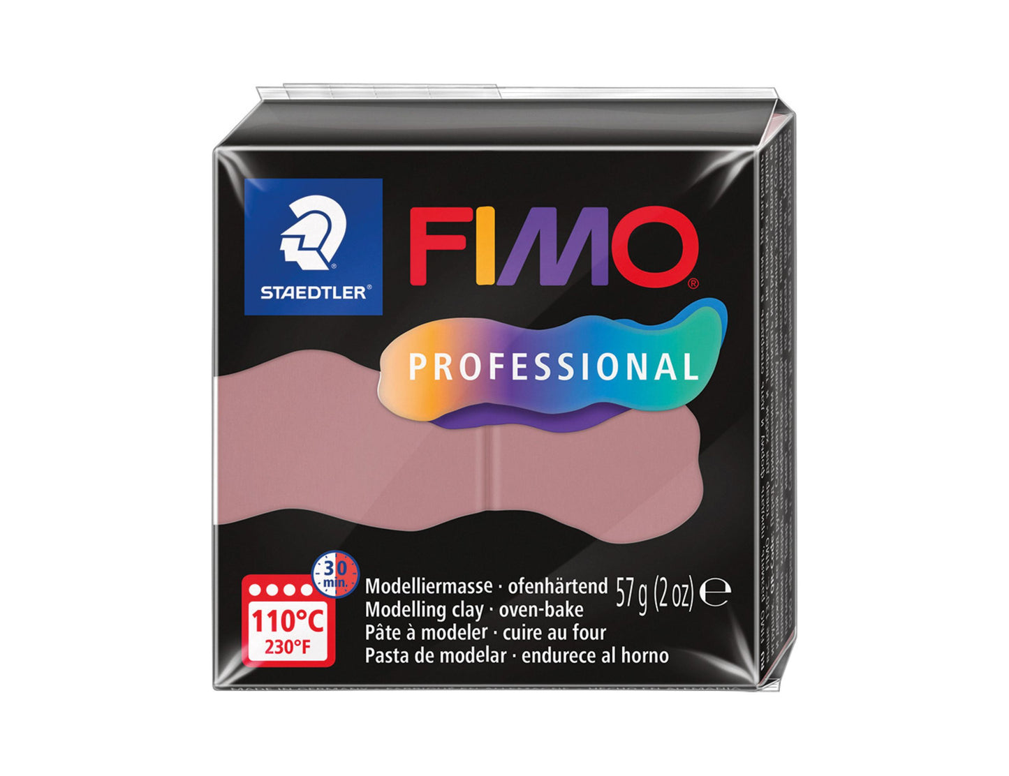 Pâte Fimo Professional 57g – Vieux rose n°20