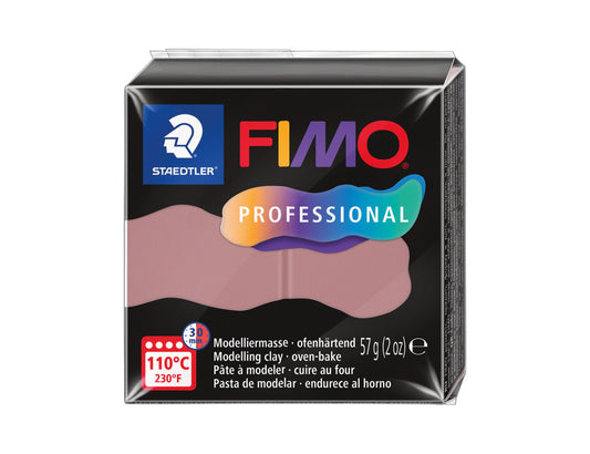 Pâte Fimo Professional 57g – Vieux rose n°20