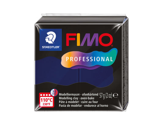 Pâte Fimo Professional 57g – Bleu marine n°34