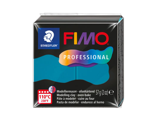 Pâte Fimo Professional 57g – Bleu pétrole n°36