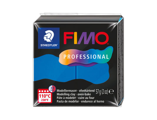 Pâte Fimo Professional 57g – Bleu n°300