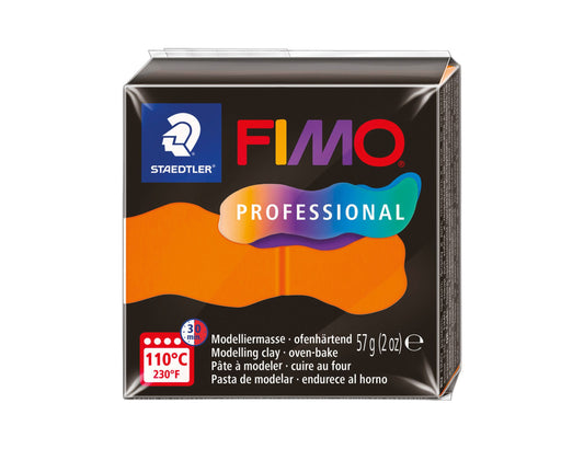 Pâte Fimo Professional 57g – Orange n°4