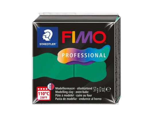 Pâte Fimo Professional 57g – Vert n°500