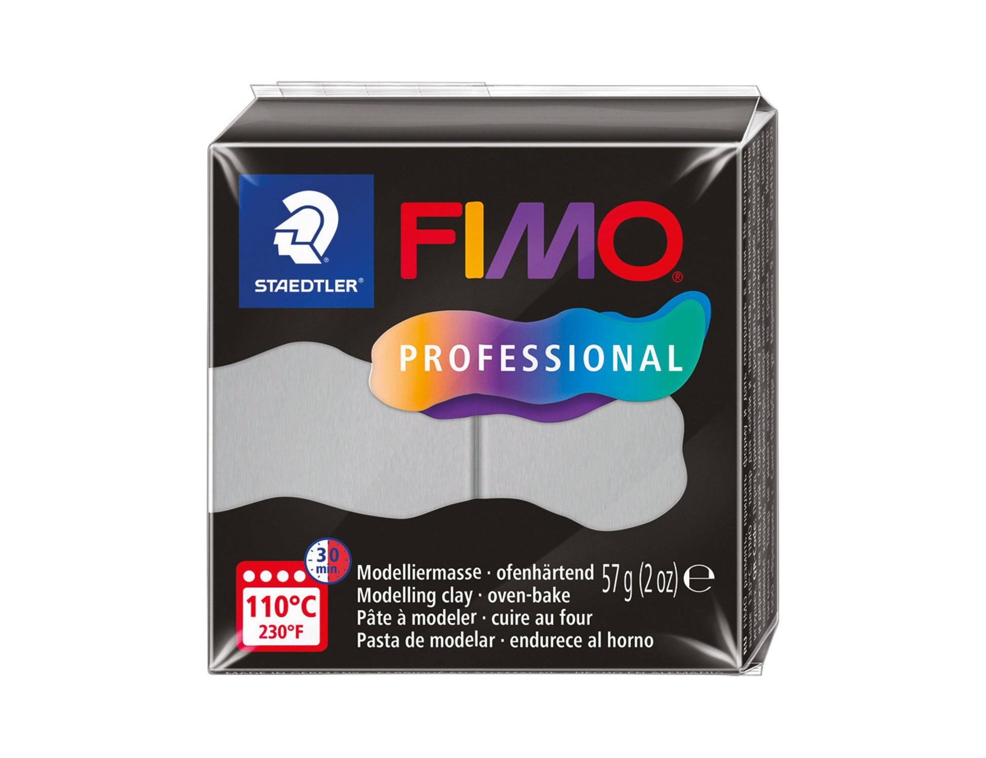Pâte Fimo Professional 57g – Gris dauphin n°80