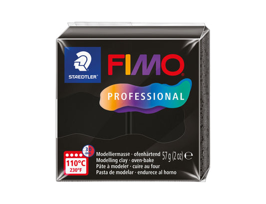 Pâte Fimo Professional 57g – Noir n°9