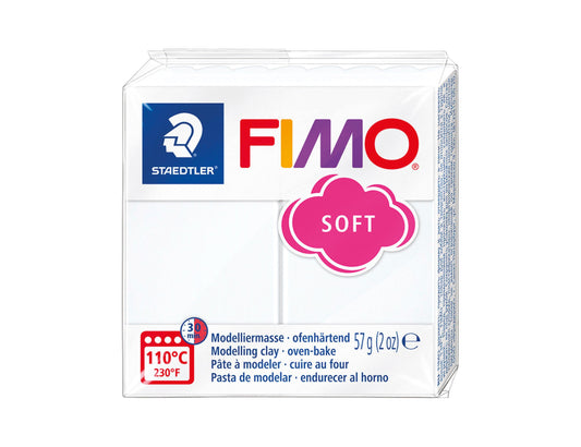 Pâte Fimo Soft 57g – Blanc n°0