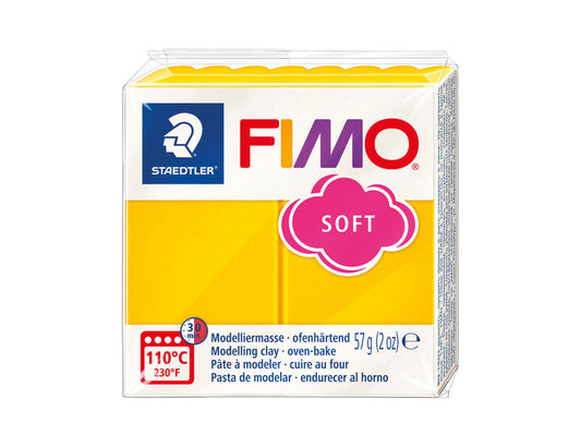Pâte Fimo Soft 57g - Tournesol n 16
