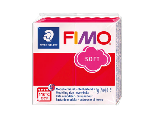 Pâte Fimo Soft 57g – Rouge indien n°24