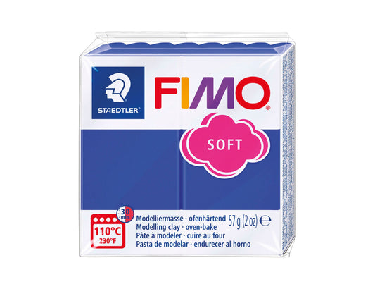 Pâte Fimo Soft 57g – Bleu brillant n°33