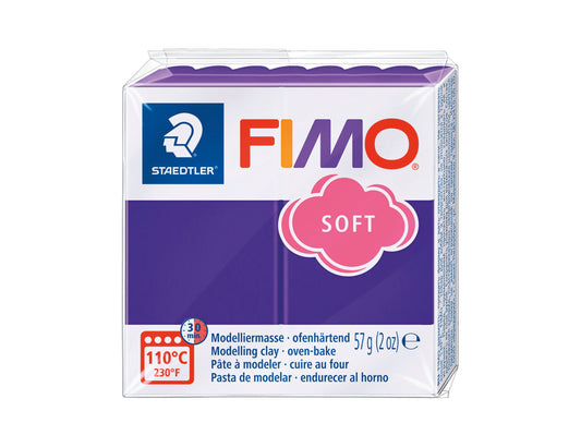 Pâte Fimo Soft 57g – Prune n°63