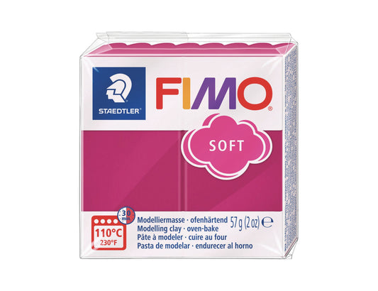 Pâte Fimo Soft 57g – Fruits rouges givrés n°T23