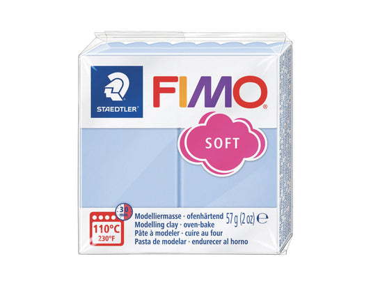 Pâte Fimo Soft 57g – Bleu sérénité n°T31