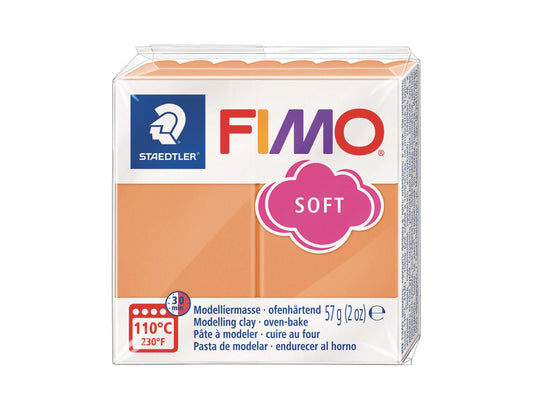 Pâte Fimo Soft 57g – Sorbet papaye n°T41