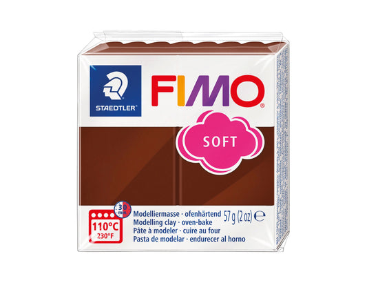 Pâte Fimo Soft 57g – Chocolat n°75
