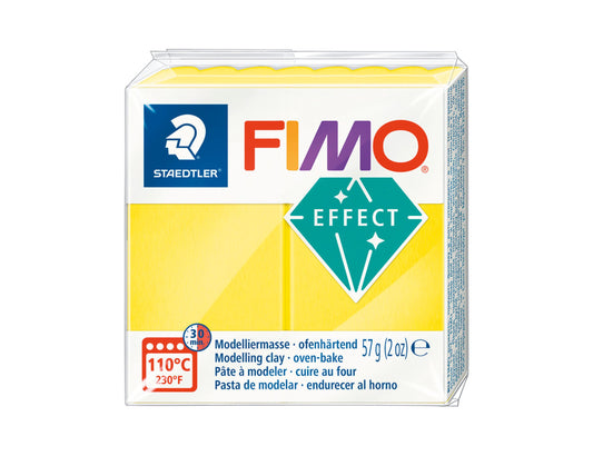 Pâte Fimo Effect néon 57g – Jaune n°101