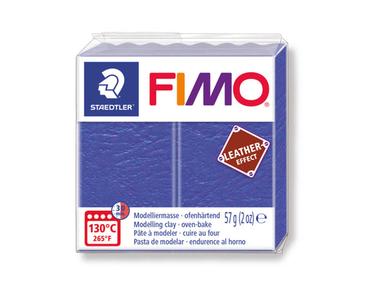 Pâte Fimo Effect cuir 57g – Indigo n°309