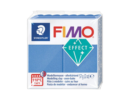 Pâte Fimo Effect métal 57g – Bleu n°31