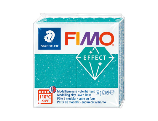 Pâte Fimo Effect galaxy 57g – Turquoise n°392
