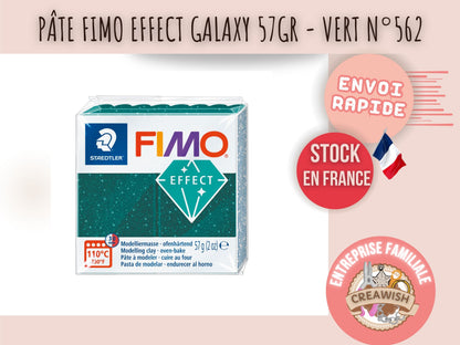 Pâte Fimo Effect galaxy 57g – Vert n°562