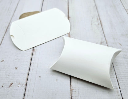 10 boîtes cadeaux berlingots blanc crème