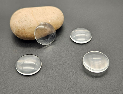 20 cabochons en verre 20mm