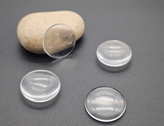 10 cabochons en verre 25mm