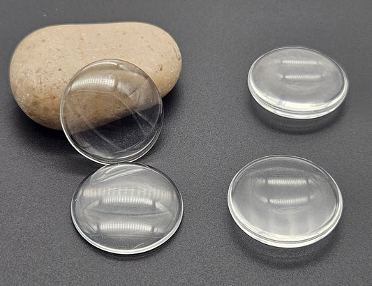 10 cabochons en verre 30mm